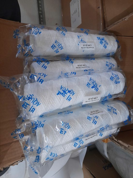 Lõi lọc sợi quấn CPP 10inch lọc hoá chất 25 micron