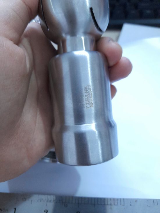 Quả cầu xoay rửa bồn inox vi sinh