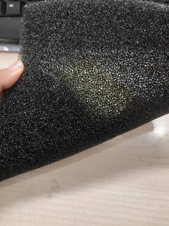 Xốp lọc bụi màu đen độ dày 10mm