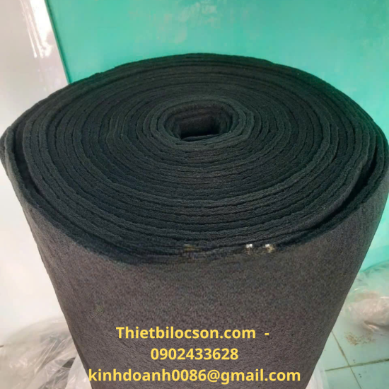 Tấm Lọc Khử Mùi Carbon 5mm – Lọc Khí, Hấp Thụ Hóa Chất Cho Phòng Sơn & Xưởng In