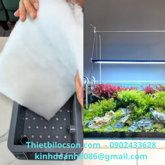 Bông Gòn Trắng Lọc Nước Hồ Cá G3 – Không Độc Hại, Dễ Cắt, Dễ Thay