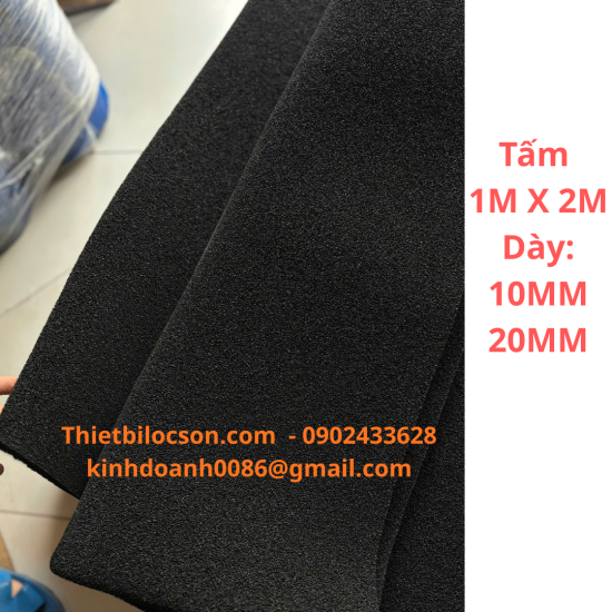 Tấm Xốp Lọc Khí 10mm – Lọc Bụi Thô, Bảo Vệ Lọc Tinh – Khổ 1m x 2m
