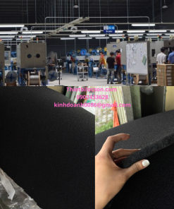 Xốp Lọc Khí Màu Đen 10mm & 20mm – Kích Thước 1m x 2m – Vật Liệu Lọc Sơ Bộ Phổ Biến