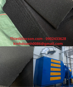 Tấm lọc đen 10mm cho hệ thống hút mùi – Lọc sơ bộ bụi và mùi hiệu quả