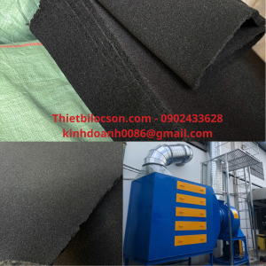 Tấm lọc đen 10mm cho hệ thống hút mùi – Lọc sơ bộ bụi và mùi hiệu quả
