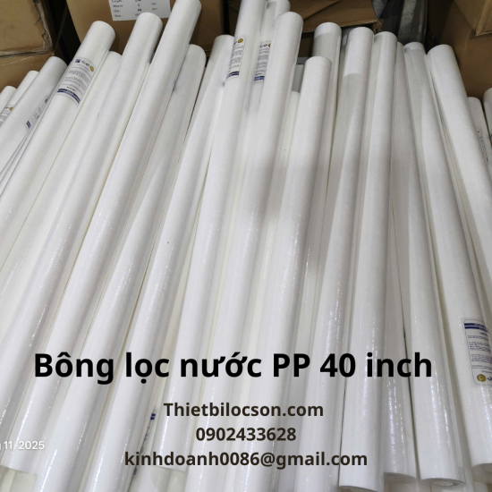 Lõi Lọc Nước PP 40 Inch 5 Micron – Lọc Nước Thải, Nước Sinh Hoạt, Nước Công Nghiệp