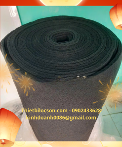 Bông Carbon Than Hoạt Tính 5mm Khổ Lớn 0.8m x 20m – Giá Tốt, Hàng Xưởng