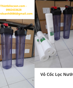 Cốc Lọc Nước Big 20 Inch – Nhựa Trong Suốt – Ren Phi 34