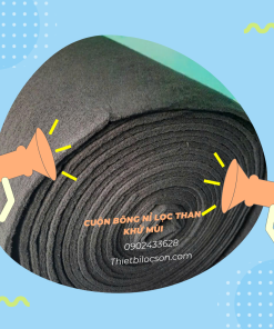 Cuộn Nỉ Than Hoạt Tính 5mm – Vật Liệu Lọc Mùi Không Gian Giải Trí