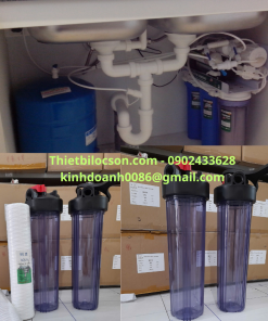 Vỏ Cốc Lọc Nước 20 Inch Trong Suốt – Lắp Lõi Big Phi 34