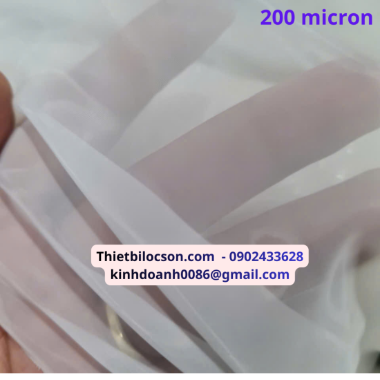 Vải Lưới NMO 200 Micron Sàng Lọc Cặn Bột Mì