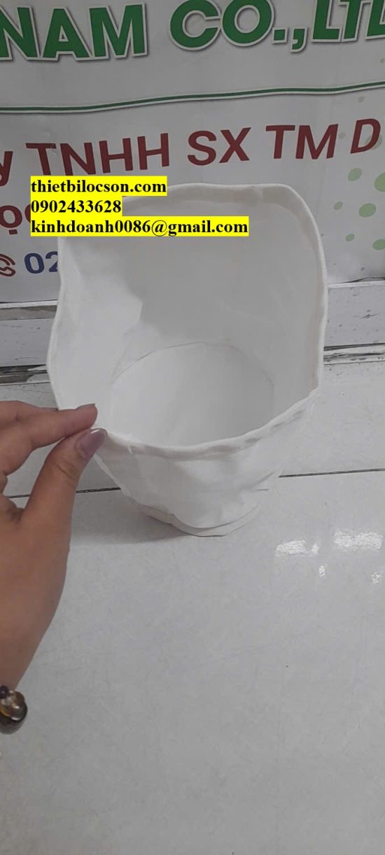 Túi lọc bụi loại chất liệu vải ép khung bản