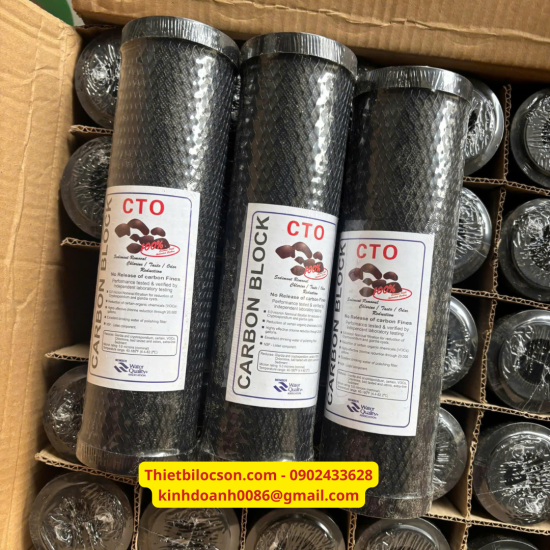 Lõi Lọc Nước CTO Than Hoạt Tính 5 Micron 10 Inch