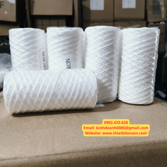 Lõi Lọc Nước Sợi Quấn 5 Inch 5 Micron Giá Tốt