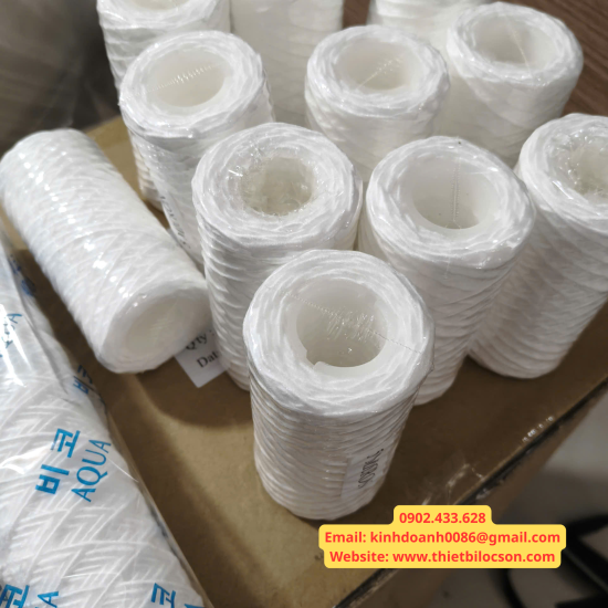 Lõi Lọc Nước Sợi Quấn 5 Inch 5 Micron Giá Tốt