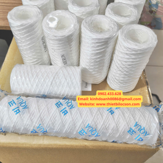 Lõi Lọc Nước Sợi Quấn 5 Inch 5 Micron Giá Tốt
