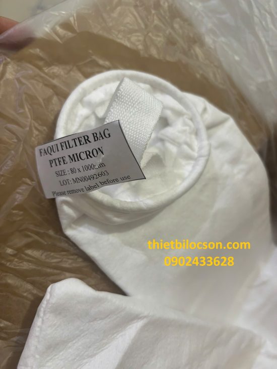 Túi lọc bụi PTFE dài 1m