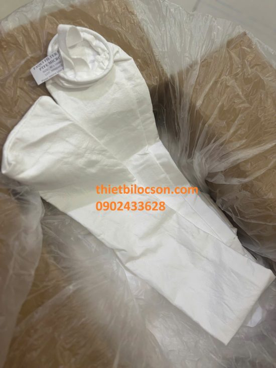 Túi lọc hóa chất mạnh chất liệu PTFE 75 micron