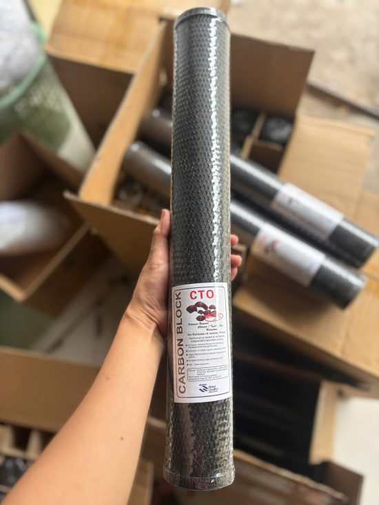 Lõi lọc GAC than hoạt tính dạng nén 20 inch